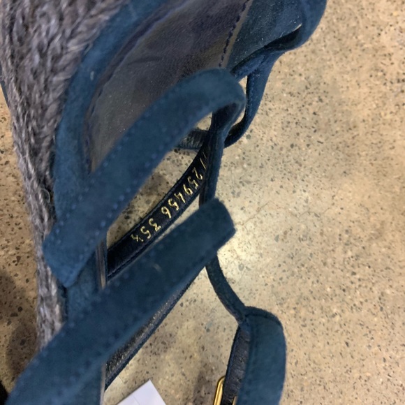 Brand new YSL espadrille heels with suede - Picture 6 of 7